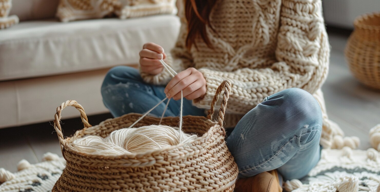 Makramé planteophæng